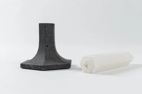 Candela: pieza de autor en concreto (Concreto reforzado con fibra de vidrio)