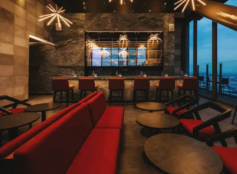 Detalle de instalación — Cityzen Bar, acabado Aparente