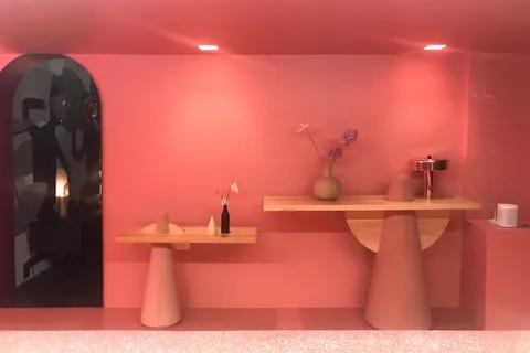 Detalle de instalación — DWM, acabado Lavado ligero