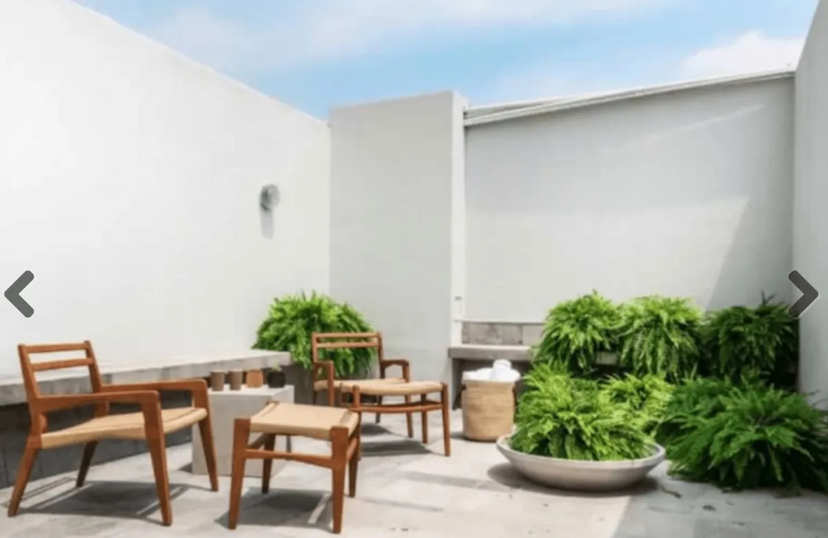 Mobiliario e instalación en concreto GFRC — proyecto Hotel Carlota