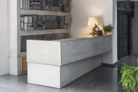 Hotel Carlota: pieza en concreto reforzado (Concreto reforzado con fibra de vidrio)