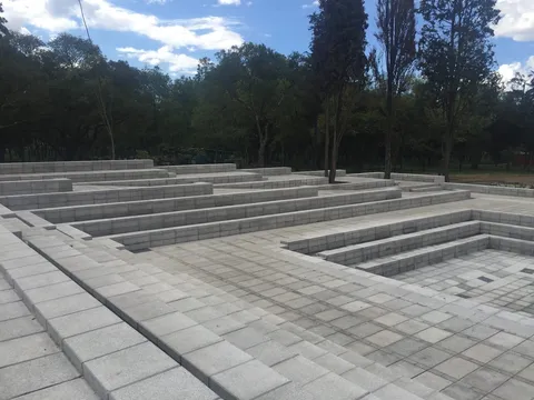 Vista general del proyecto Paseo de los Compositores para Sackbé en concreto GFRC