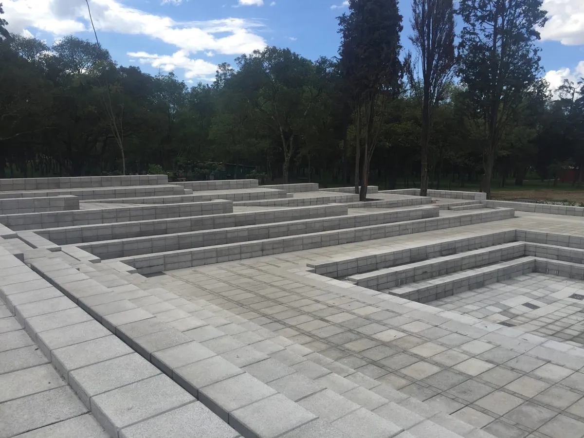 Vista general del proyecto Paseo de los Compositores para Sackbé en concreto GFRC