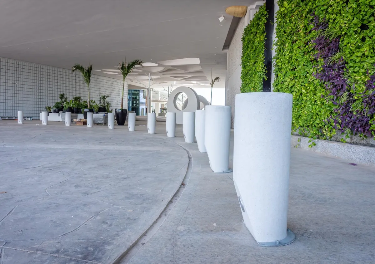 Textura y acabado del concreto en Playa Mujeres