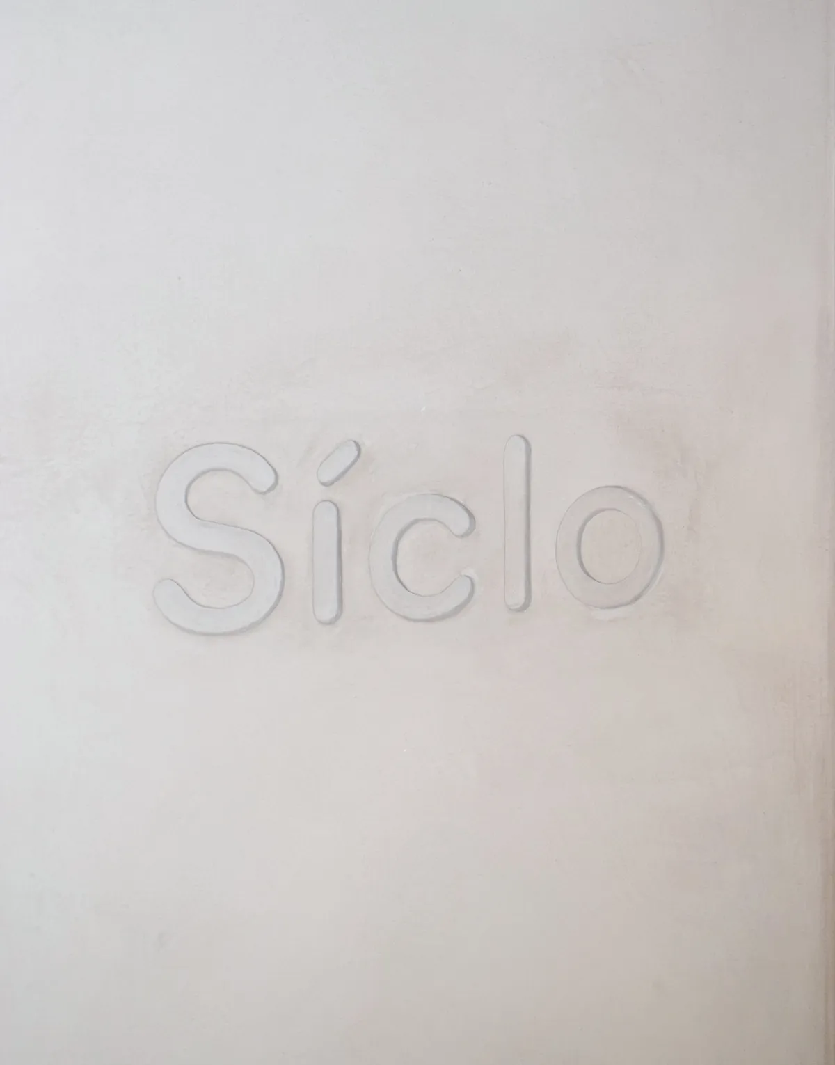 Siclo: pieza en concreto reforzado (Concreto armado y concreto GFRC)