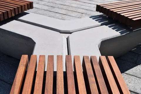 Bancas Y: pieza en concreto reforzado (Concreto armado)