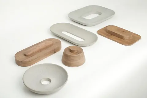 Charola Flota por Manuel Bañó + Iván Zúñiga — producto de concreto GFRC