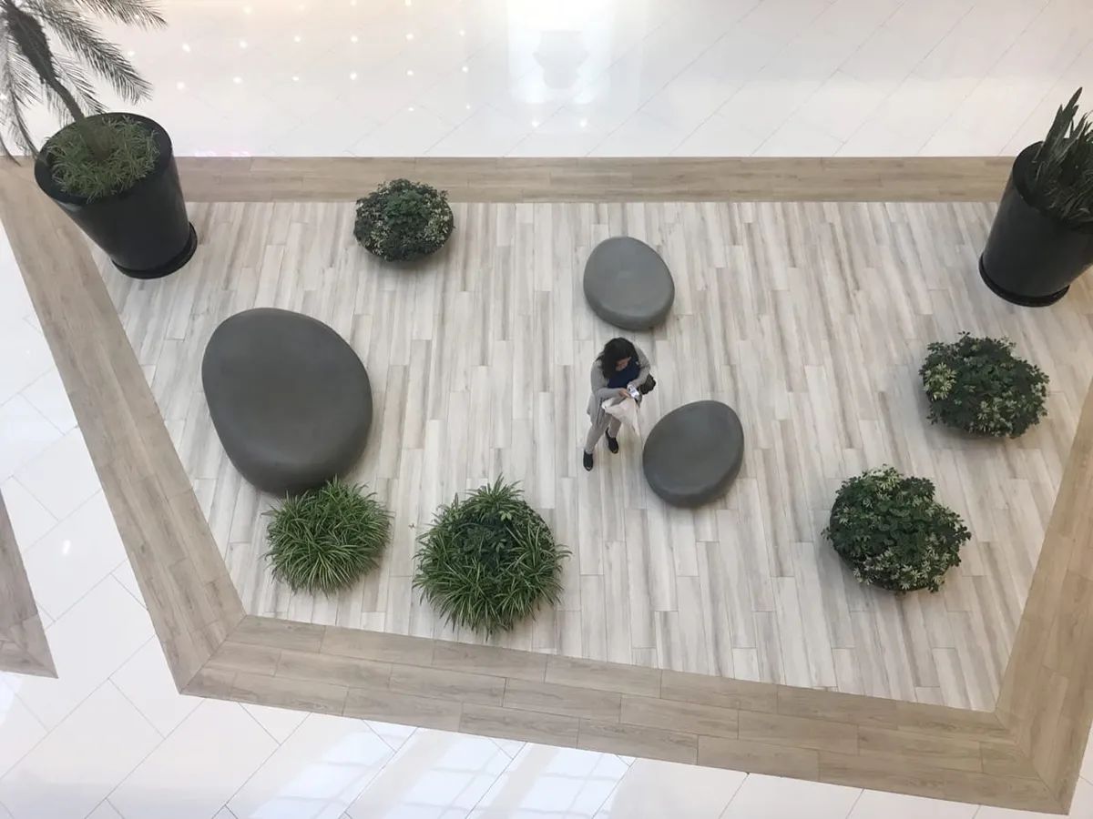 Detalle de acabado Lavado — Stone en concreto
